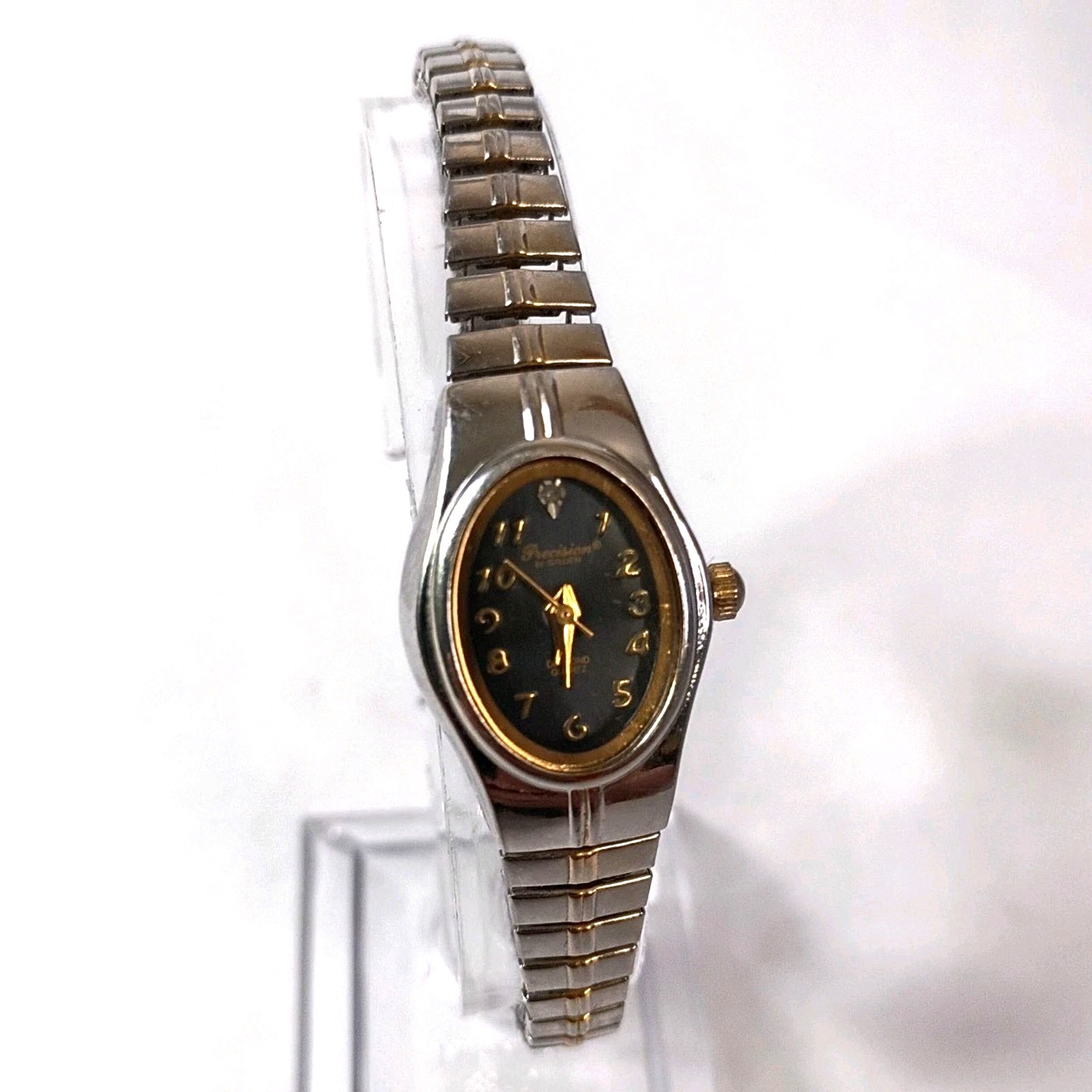 Precision By Gruen Diamond Quartz Ladies Watch Vintage